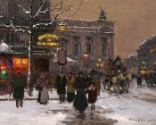 Cafe de la Paix, Opera Winter - 爱德华·科尔特斯